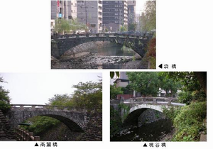 中島川石橋群（4橋）