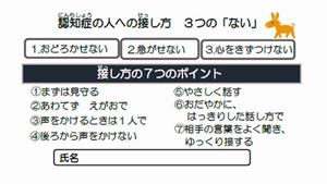 認知症サポーターカード（裏面）
