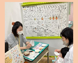 栄養相談の様子(写真)