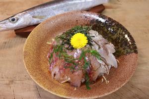 伊王島日の出カマスのガチ丼の画像