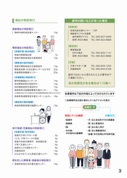 CONNECT こねくと ～つなぐ～ 長崎市相談窓口紹介パンフレット（2024年度版）の画像3