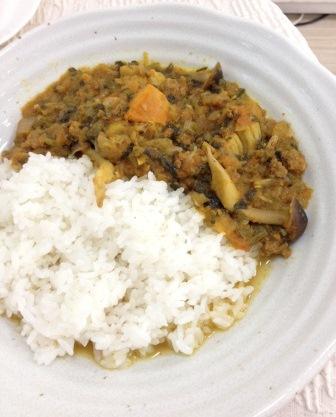 野菜たっぷりのヘルシーカレー