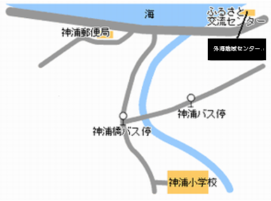 外海行政センター周辺地図