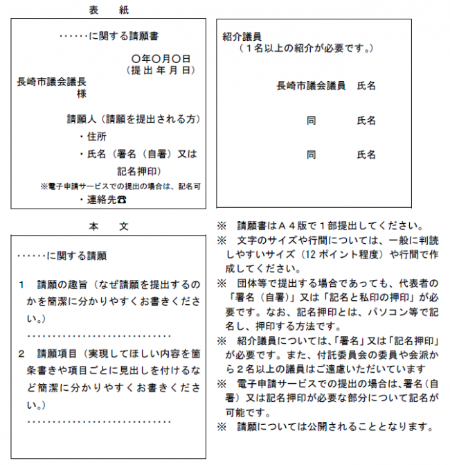 請願