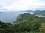 権現山展望台からの海岸・島
