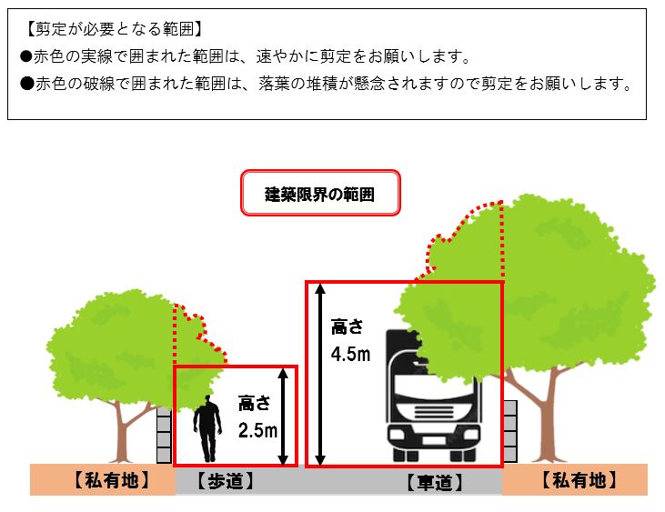 建築限界の範囲