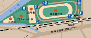 広場のゾーンマップ