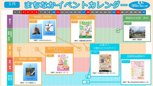 イベントカレンダー（5.1～5.31）