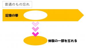 記憶の帯（もの忘れ）