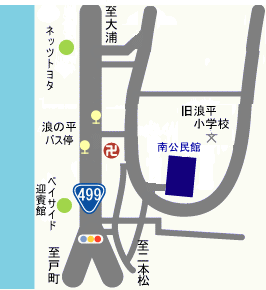南公民館周辺地図