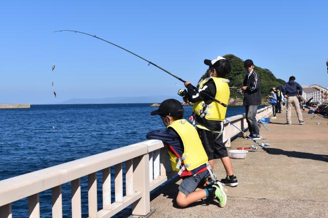 釣り中