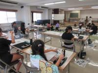 書道教室の全体の様子