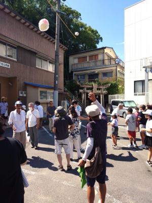 大山神社餅投げ