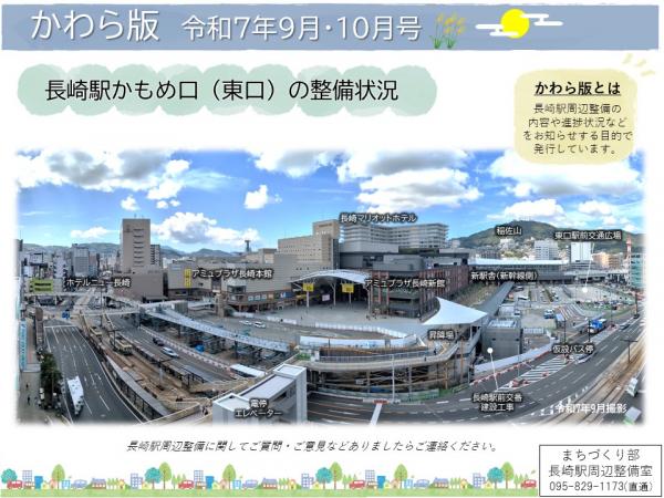 長崎駅周辺を全体的に撮影した画像です