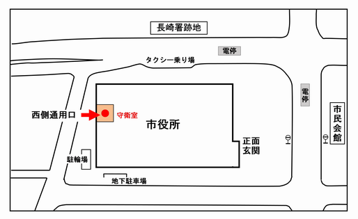 新庁舎案内図