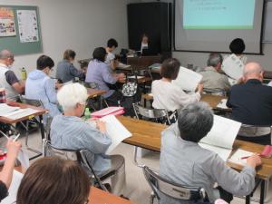 文学館の講義の様子