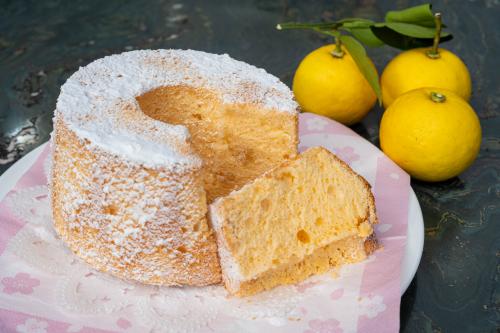 ゆうこうシフォンケーキ