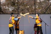 祝い餅つきの様子