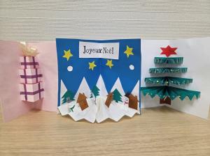 クリスマスカード作り