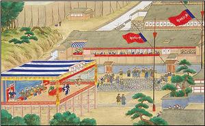 観劇図（図3）（長崎歴史文化博物館所蔵）の画像