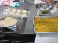 パンの中に入れるフィリング