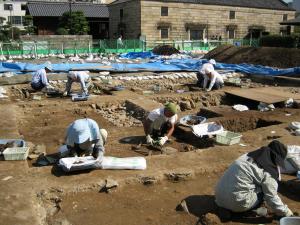 発掘調査の様子