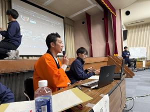 矢上　発表の様子