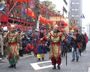 媽祖行列の様子