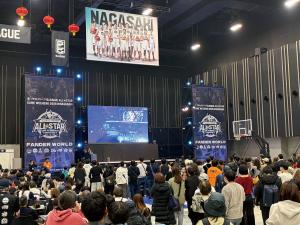 パブリックビューイングの様子