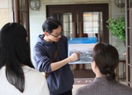 オリジナルさるくの様子