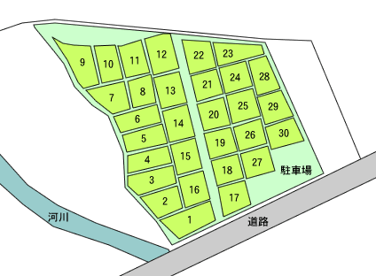 船石区画割図