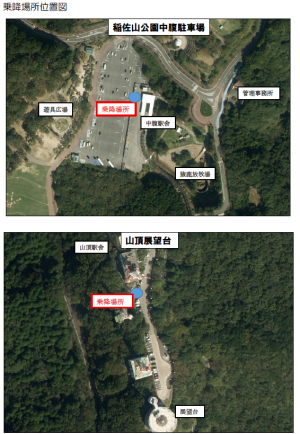 乗降場所位置図