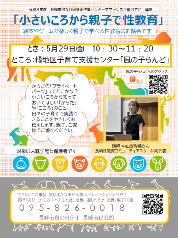 小さいころから親子で性教育