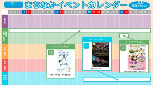 まちなかイベントカレンダー(7.1~7.31)