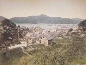 館内から出島を望む1