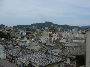 館内から出島を望む2