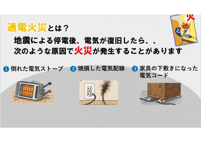 通電火災とは