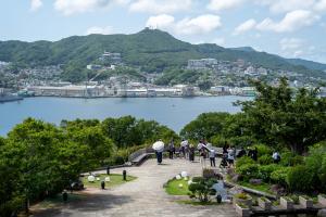 グラバー園からの風景の写真