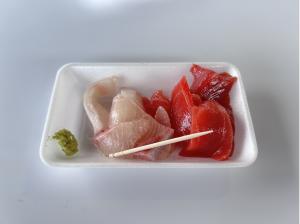 さしみ試食