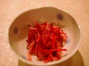 紅大根（あかだいこん）のなます～長崎の節分料理