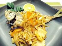 アジの野菜あんかけ