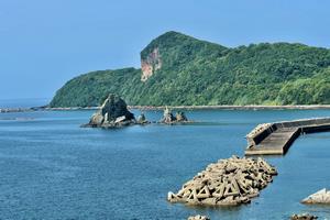 三重漁港から赤岳