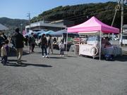 リヤカー市風景