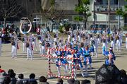 式見くんちで『相川町月の輪太鼓』が披露されました。（令和元年10月29日）の画像1