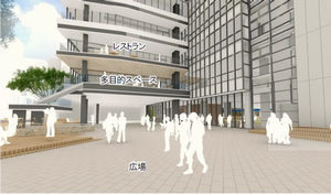 東側（市民会館側）から見たイメージの画像2