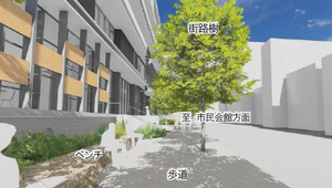 南側（中央橋側）道路のイメージ1