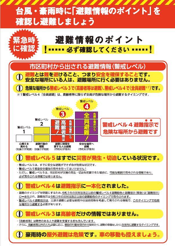 新しい避難情報の画像5