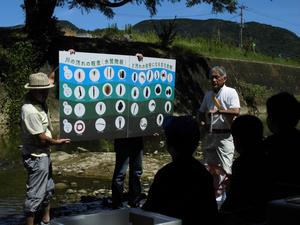 八郎川の生物学習会の画像4