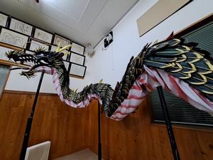 松原町に伝わる龍踊の龍の修復の画像2