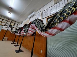 松原町に伝わる龍踊の龍の修復の画像5